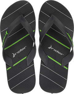 Sandalia Rider Feel Masc Adulto Cinza/Cinza/Verde