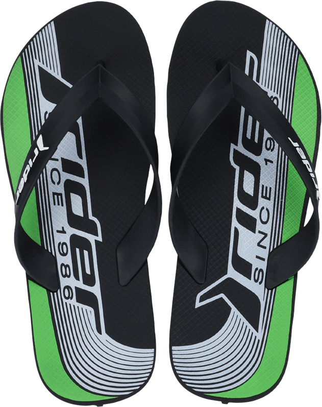 Sandalia Rider Feel Urban Masc Adulto Preto/Branco/Verde