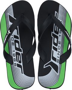 Sandalia Rider Feel Urban Masc Adulto Preto/Branco/Verde