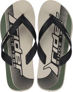 Sandalia Rider Feel Urban Masc Adulto Bege/Preto/Verde