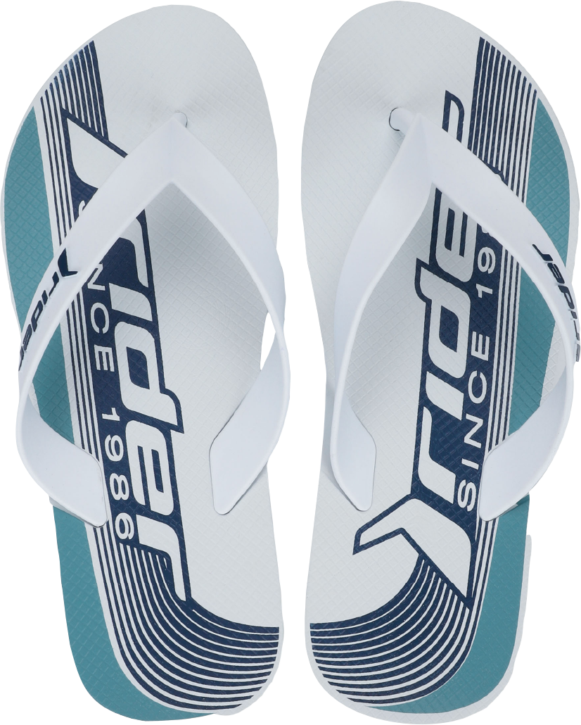 Sandalia Rider Feel Urban Masc Adulto Branco/Branco/Verde