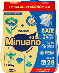 Sabao Em Po Minuano Tropical Amarelo Sachet 1,6kg