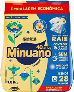 Sabao Em Po Minuano Tropical Amarelo Sachet 1,6kg