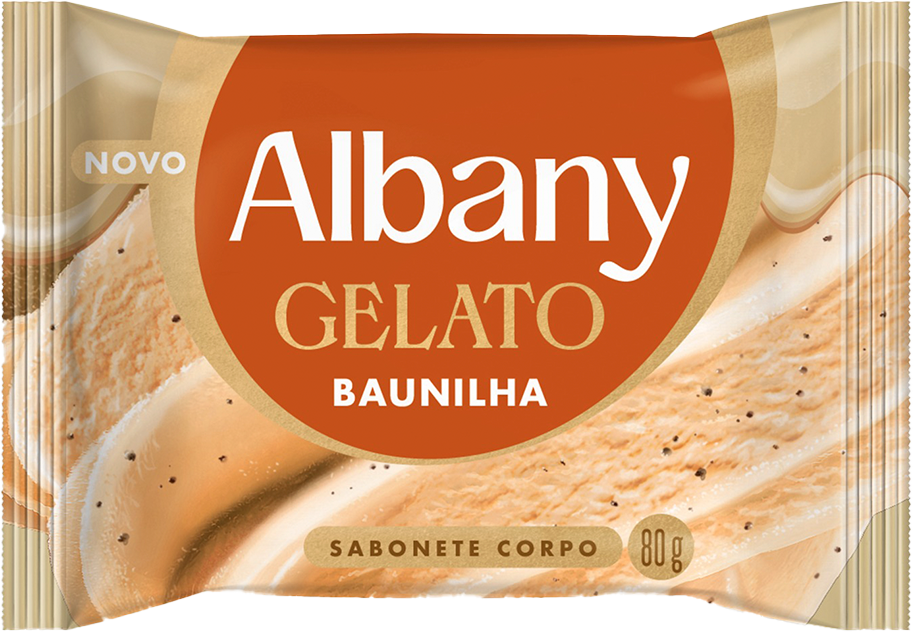 Sabonete Albany Gelato Baunilha 80g
