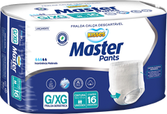 Fralda Geriatrica Kisses Master Pants G/Xg 16un