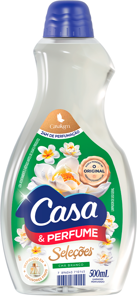 Limpador Perfumado Casa E Perfume Cha Branco 500ml