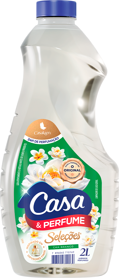 Limpador Perfumado Casa E Perfume Cha Branco 2l
