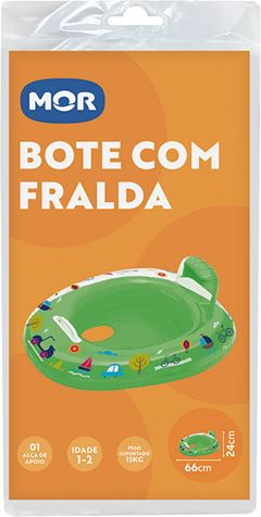 Bote Com Fralda Mor 1 A 3 Anos Ate 15kg Sortida
