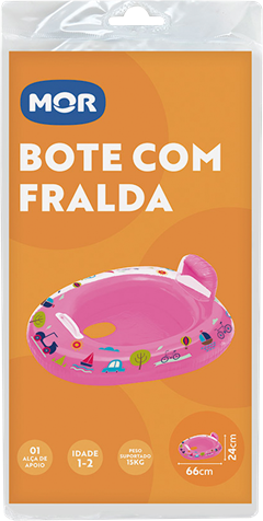 Bote Com Fralda Mor 1 A 3 Anos Ate 15kg Sortida