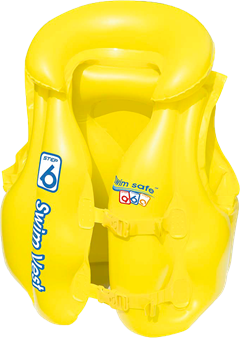 Colete Inflavel Infantil Mor Premium 3 A 6 Anos Ate 30kg