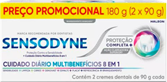Creme Dental Sensodyne Protecao Completa Promo 2un 90gr
