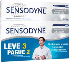 Creme Dental Sensodyne Branq Extra Fresh L3 P2 50gr