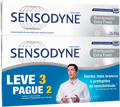Creme Dental Sensodyne Branq Extra Fresh L3 P2 50gr