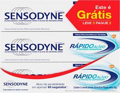 Creme Dental Sensodyne Rapido Alivio L3 P2 50gr