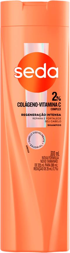 Shampoo Seda Colageno E Vitamina C 300ml