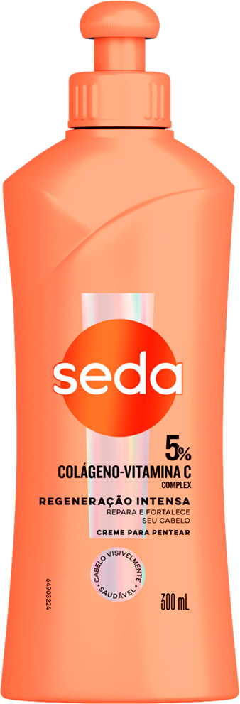 Creme De Pentear Seda Colageno E Vitamina C 300ml