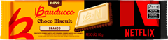 Biscoito Bauducco Biscuit Netflix Chocolate Branco 80g