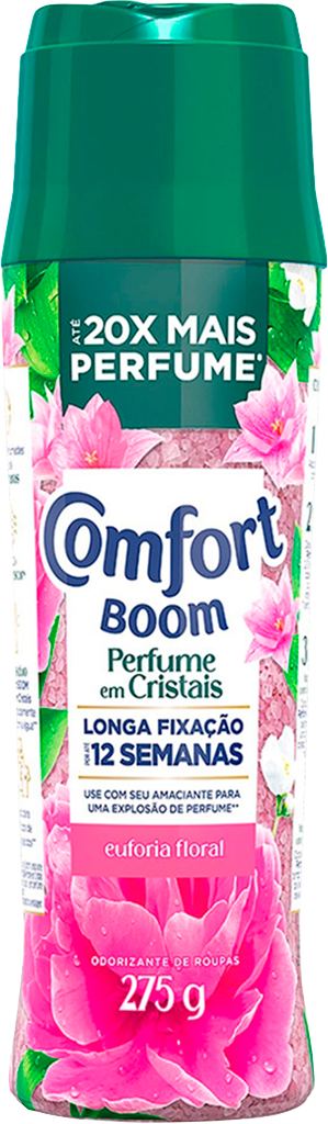 Odorizante De Roupas Comfort Em Cristais Floral 275gr