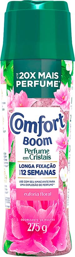 Odorizante De Roupas Comfort Em Cristais Floral 275gr