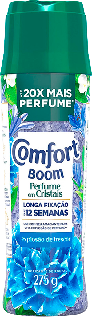 Odorizante De Roupas Comfort Em Cristais Frescor 275gr