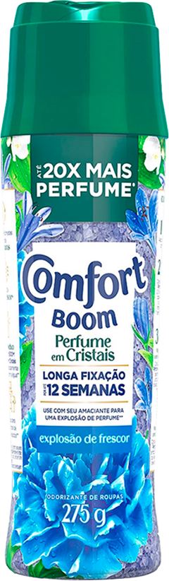 Odorizante De Roupas Comfort Em Cristais Frescor 275gr