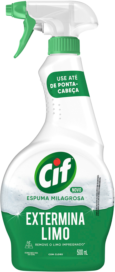 Limpador Tira Limo Cif Extermina Limo Com Cloro 500ml