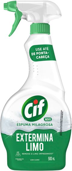 Limpador Tira Limo Cif Extermina Limo Com Cloro 500ml
