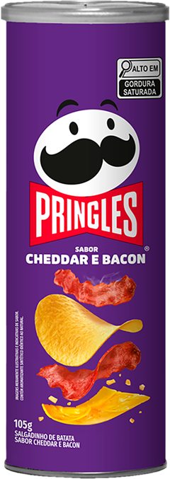 Batata Pringles Cheddar E Bacon 105g