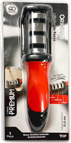 Afiador Faca Inox Original Line 3 Fases