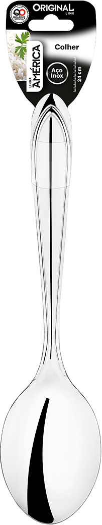 Colher Arroz Inox Original Line America 24cm
