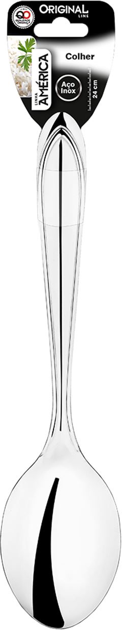 Colher Arroz Inox Original Line America 24cm