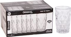 Copo De Vidro Original Line Diamante 400ml