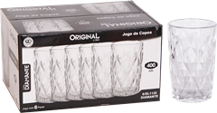 Copo De Vidro Original Line Diamante 400ml