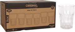 Copo De Vidro Original Line Jade 400ml