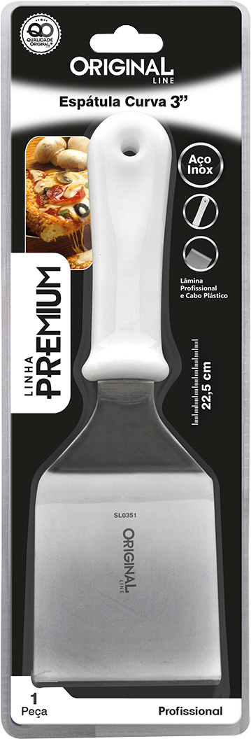 Espatula Curva Inox Original Line N3
