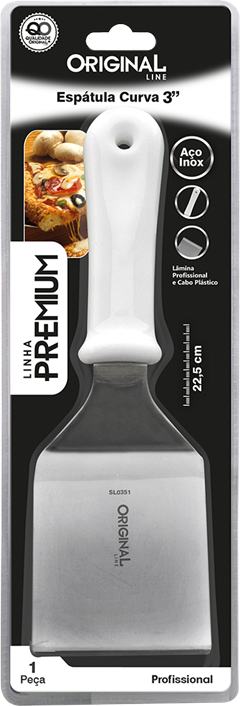 Espatula Curva Inox Original Line N3