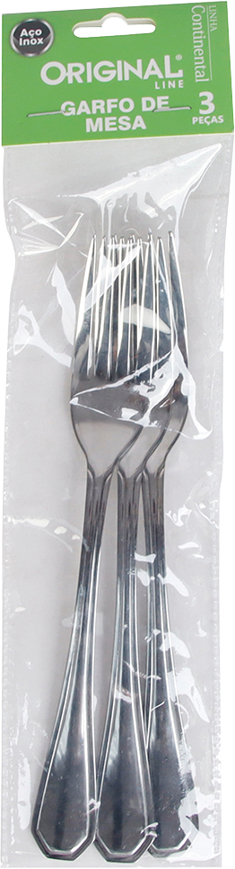 Garfo Mesa Inox Original Line 3pcs