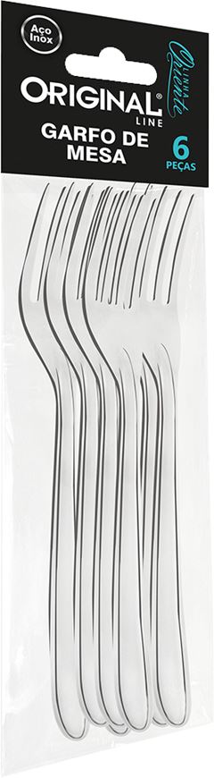 Garfo Mesa Inox Original Line 6pcs