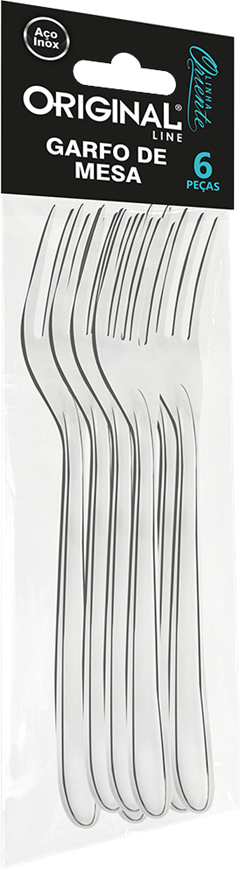 Garfo Mesa Inox Original Line 6pcs