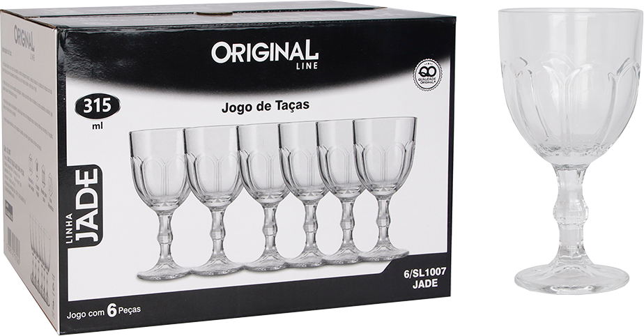 Taca De Vidro Original Line Jade 315ml