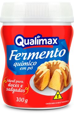 Fermento Em Po Quimico Qualimax 100g