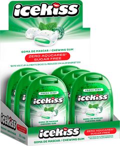 Chicle Ice Kiss Fresh Mint 40g