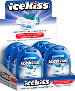 Chicle Ice Kiss Lypto Fresh 40g