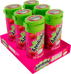 Pastilha Ice Kiss Azedinha Morango Zero 35g