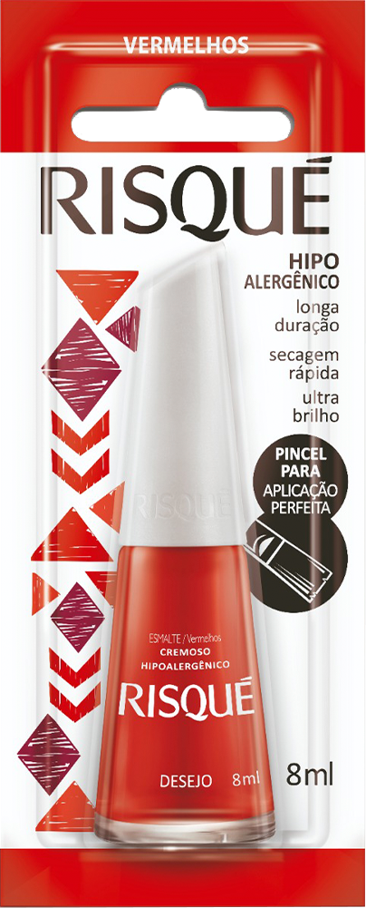Esmalte Risque Cremoso Desejo 6un