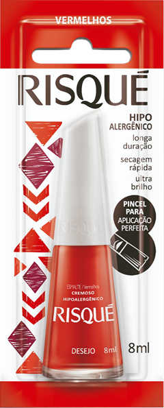Esmalte Risque Cremoso Desejo 6un