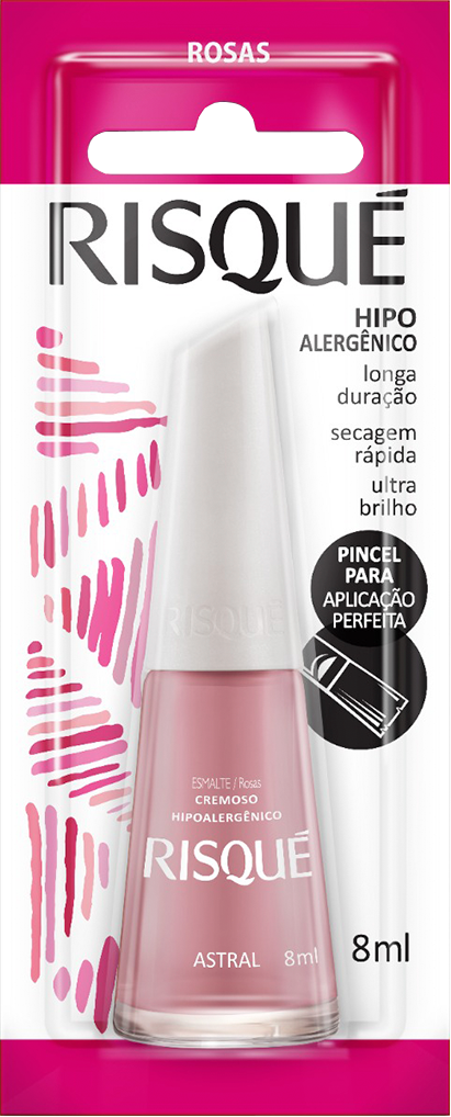 Esmalte Risque Cremoso Astral 6un