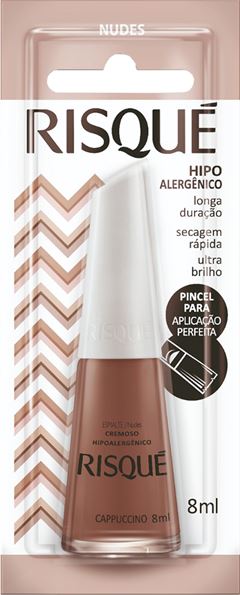 Esmalte Risque Cremoso Cappuccino 6un