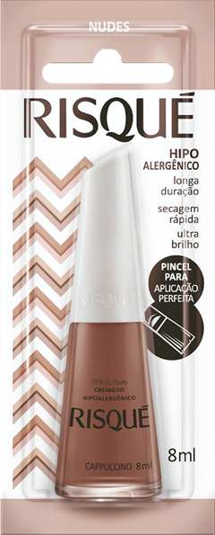 Esmalte Risque Cremoso Cappuccino 6un