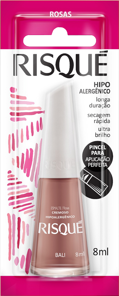 Esmalte Risque Cremoso Bali 6un